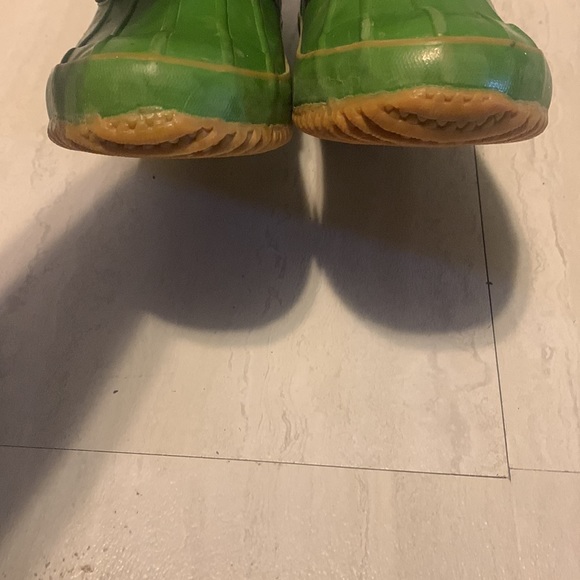 Lucky Brand Daria Women's Black Green Peace Duck Ankle Boots Size 8M - Picture 10 of 12